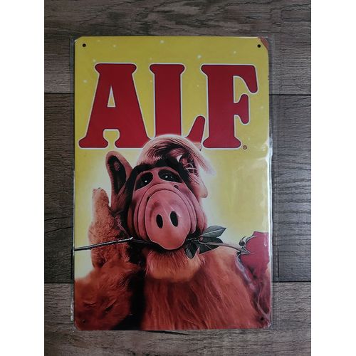 Plaque Métallique Art Deco "Alf"