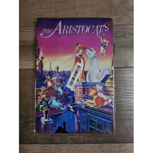 Plaque Métallique Art Deco "Disney - Les Aristochats"