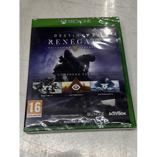 Jeu Xbox One Destiny 2 Renegats Collection Légendaire 