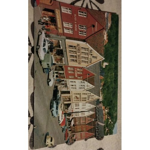 Bergen Norvège ( Bryggen Norway) Une Carte Postale Ancienne Non Écrite Non Affranchie