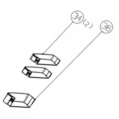 SOS Accessoire Balconnet de porte (repère n°36) pour Réfrigérateur congélateur QILIVE 1072164 12041046 Réfrigérateur congélateur (1072164 12041046 AMICA CONTINENTAL EDISON CURTISS QILIVE VALBERG)
