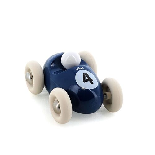 Mini Roadster En Bois Bleu Nuit