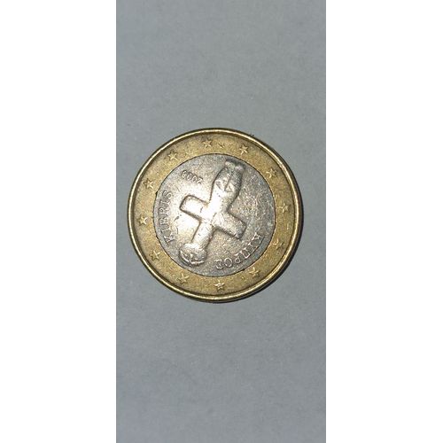 Piece De Monnaie 1 Euro Chypre 2008 En Très Bonne État