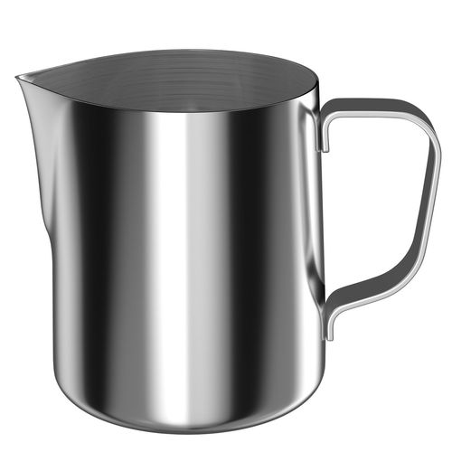 Intirilife Cruche En Acier Inoxydable Pour Faire Mousser Le Lait - 350 Ml - Idéale Pour Les Motifs Élégants Dans Le Café, Le Cappuccino Ou Le Chocolat Chaud