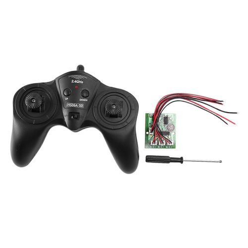 6ch 2.4g Télécommande Émetteur De Puissance Récepteur Système Radio Pour Bricolage Rc Bateau 50m Contrôle