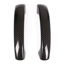 Pour Smart 451 Fortwo 2009-2015 Fibre De Carbone Voiture Extérieur Poignée De Porte Couvercle Garniture Décor Autocollant Accès