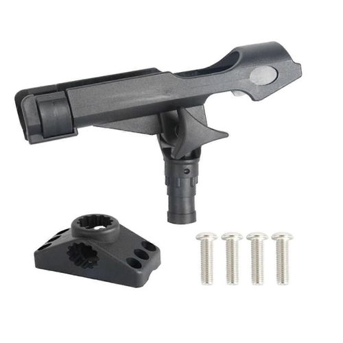 Réglable Bateau Canne À Pêche Rack Porte-Dispositif Poteau Kayak Support Fixateur Fixe Poteau Rotatif Montage Dans