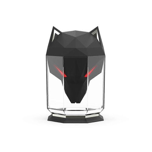 Humidificateur en forme de loup Chambre à brume froide Humidificateurs 650Ml Humidificateur à atomisation ultrasonique Bureau
