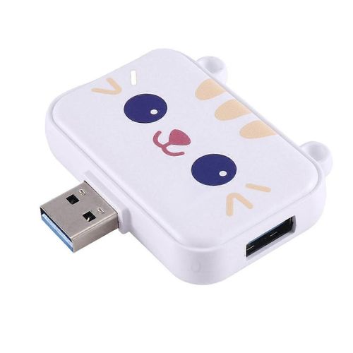 Mignon USB Hub Type C vers -Compatible USB3.0 60W Chargeur Multi Splitter Adaptateur Dock pour Smartphone