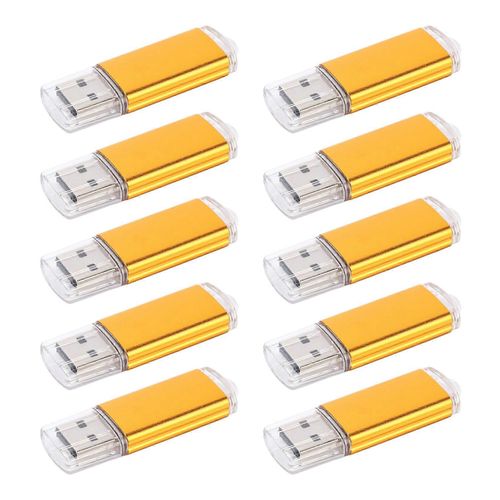 10 x 512 Mo Clé USB Clé USB Clé USB 2.0 Or