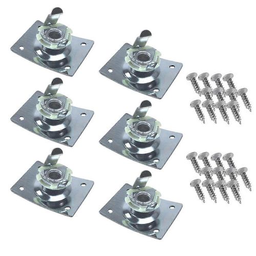 Prise D¿Entrée De Guitare Carrée 6pcs, Plaque De Sortie De Guitare, Prise Jack De Guitare Basse, Guitare Électrique Pa