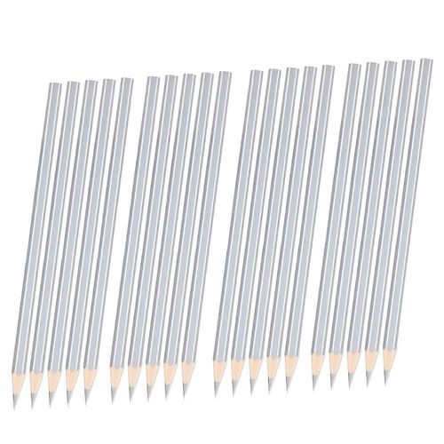 20 Pack Silver Welders Pencil Metallic Silver Marking Pencil Pour Les Travailleurs De La Construction Metalwork Plu