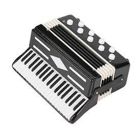 Accordéon Miniature Mini Instrument De Musique Accordéon Instruments De Musique Exquis Décoré De Vacances