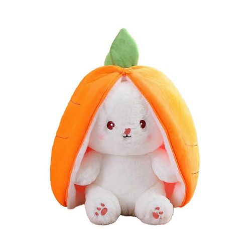 Poupée Lapin Mignon, Cadeau De Poupée De Poupée Pour Enfants, Lapin Fraise Transformé En Lapin, Poupée De Fruits En Peluche T