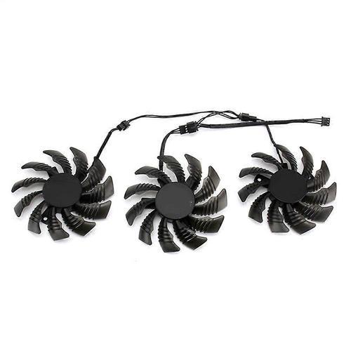 3PCS 75MM PLD08010S12H 3PIN GTX970 GPU FAN pour GV-N970WF3OC-4GD GTX970 Graphiques Carte Vidéo Refroidissement