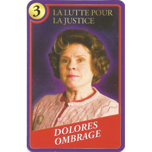 Carte Harry Potter Moments Magiques Dolores Ombrage