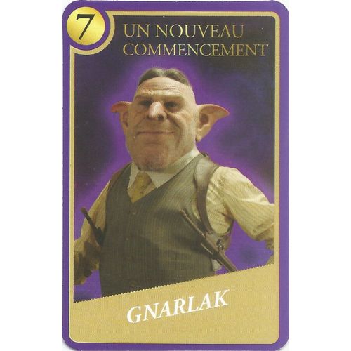Carte Harry Potter Moments Magiques Gnarlak