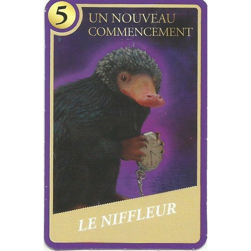 Carte Harry Potter Moments Magiques Le Niffleur