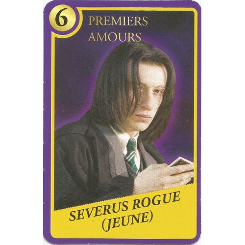 Carte Harry Potter Moments Magiques Severus Rogue (Jeune)