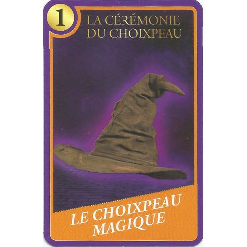 Carte Harry Potter Moments Magiques Le Choixpeau Magique