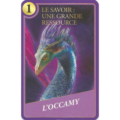 Carte Harry Potter Moments Magiques L'occamy