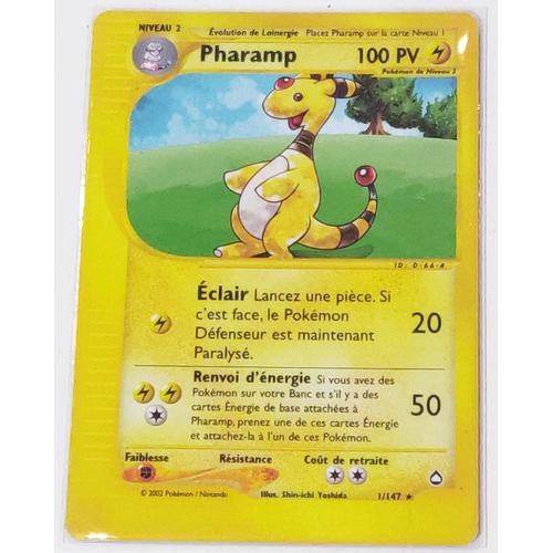 Pokémon Rare Pharamp 1 / 147 Aquapolis Wizards