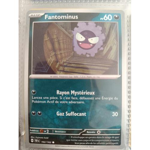 Commune - Pokemon - Forces Temporelles - Fantominus 102/162