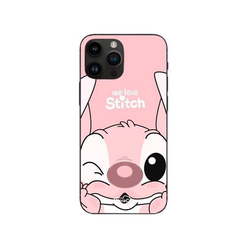 Coque Iphone 12 Pro Stitch Angel Mignon Gond Rose