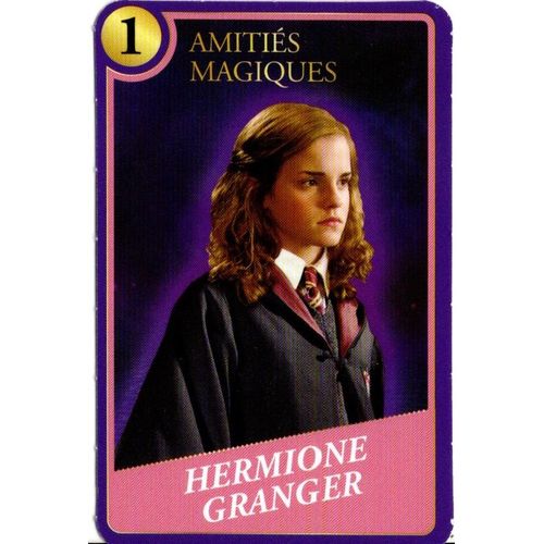 Carte Harry Potter Moments Magiques Hermione Granger