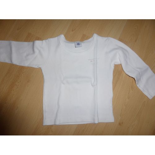 Chemise Petit Bateau Coton 3 Ans Blanc