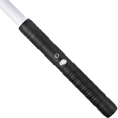 Épée Laser Interstellaire Pour Enfants Avec Poignée En Métal Rgb Jouet Lumineux Rechargeable 2 En 1 Épée Lumineuse Pour Guerre Galactique Couleur Noire Set De Deux