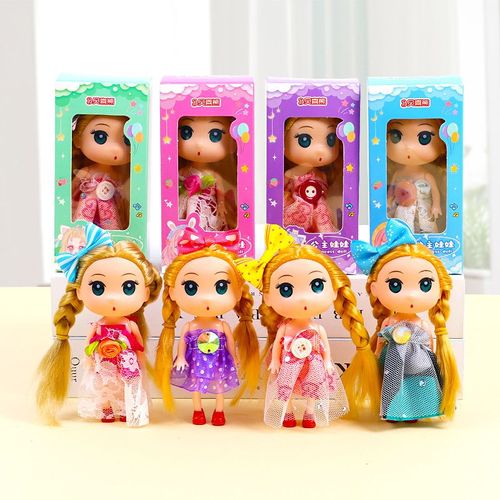 Jouet Lumineux Créatif Pour Enfants Cadeau De Cartoon De Princesse Poupée Récompense Petite Taille Artisanat D'étalage Sur Le Sol