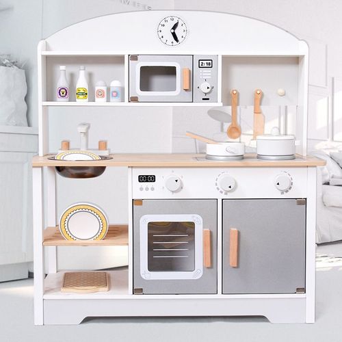 Jouet De Cuisine Japonaise En Bois Pour Enfants Jouet De Cuisson Pour Bébé Garçon Fille Style Barbie Blanc
