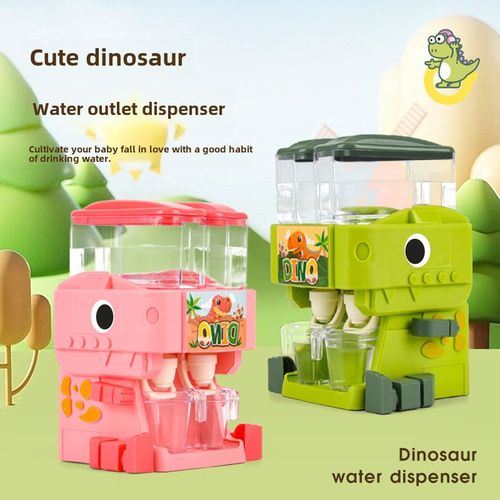 Machine À Boire D'eau Pour Enfants En Forme De Dinosaure Vert Et Rose Jouet De Cuisine Pour Enfants Sans Spécifications Spéciales