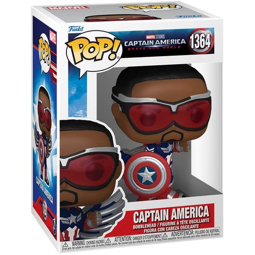 Figurine Funko Pop - Captain America: Brave New World [Marvel] N°1364 - Captain America (75990)