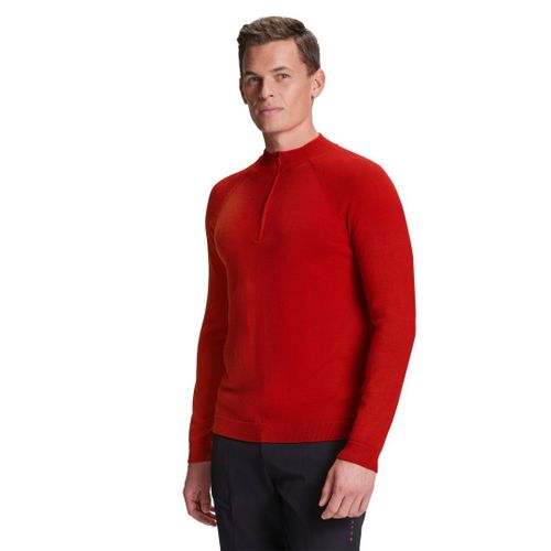 Hommes Trekking Pull-Over Col Montant