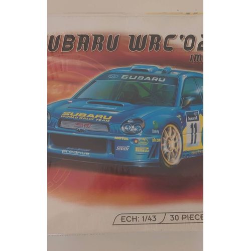 Maquette Subaru Wrc'02 Numéro 71231 Échelle 1/43 Heller-Heller
