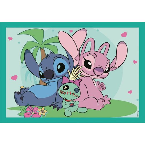 Puzzle Enfant Puzzle 4 En 1 - Stitch