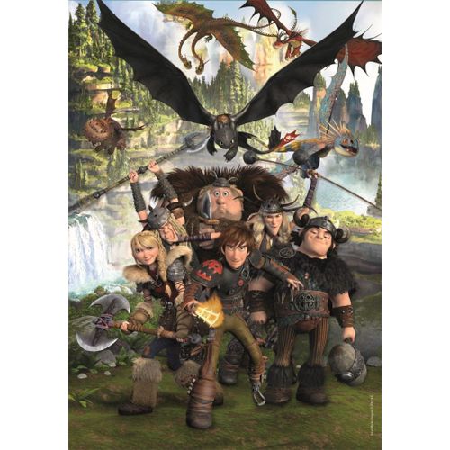Puzzle Enfant 180 Pièces Super - Dragons