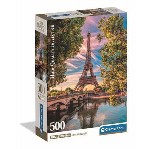 Puzzle Adulte Compact 500 Pièces - Along The Seine