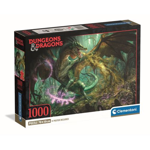 Puzzle Adulte Compact 1000 Pièces - Donjons & Dragons
