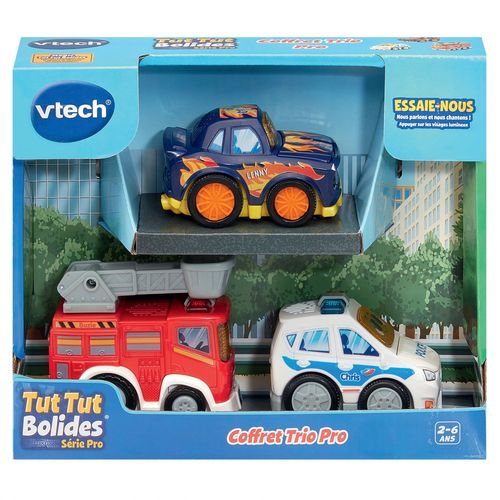 Tut Tut Aventures Tut Tut Bolides - Véhicules Série Pro - Coffret Trio