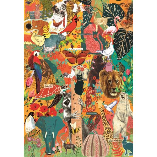 Puzzle Adulte Compact 1000 Pièces - More Is More - Animals & Botanics
