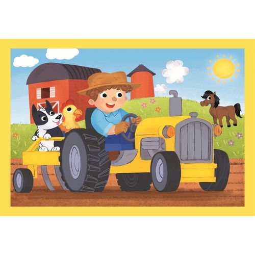 Puzzle Enfant Puzzle 4 En 1 - Busy At Work