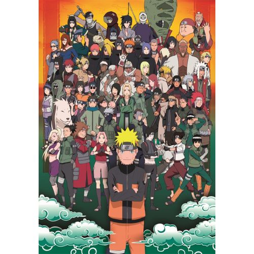 Puzzle Adulte Compact 1500 Pièces - Naruto Shippuden