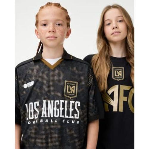 T-Shirt À Motif Football Los Angeles (Du 2 Au 16 Ans) - Noir