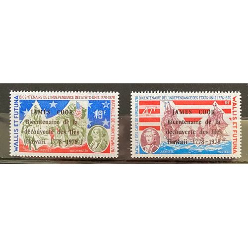 Lot De 2 Timbres Neufs** Wallis Et Futuna 1978 Y&t N° 208 À 209
