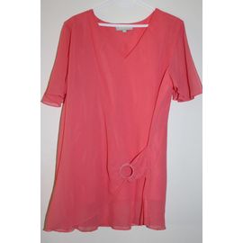 Tunique Bleu Bonheur Polyester 44 Saumon
