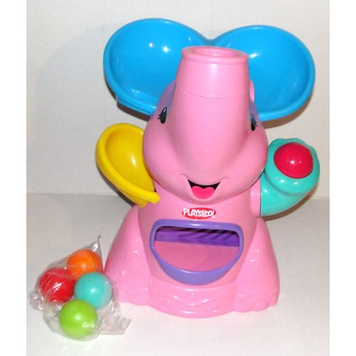 Elephant Playskool Aero Balle Rose Jouet D'eveil Soufflant Aeroballes