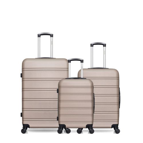 Lot de 3 Valises Rigides Grand Format, Taille Moyenne et Cabine RENOSO